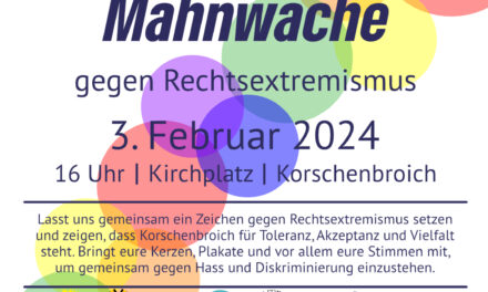 VfB Korschenbroich steht auf: Mahnwache für Vielfalt – Zeigen wir Solidarität!