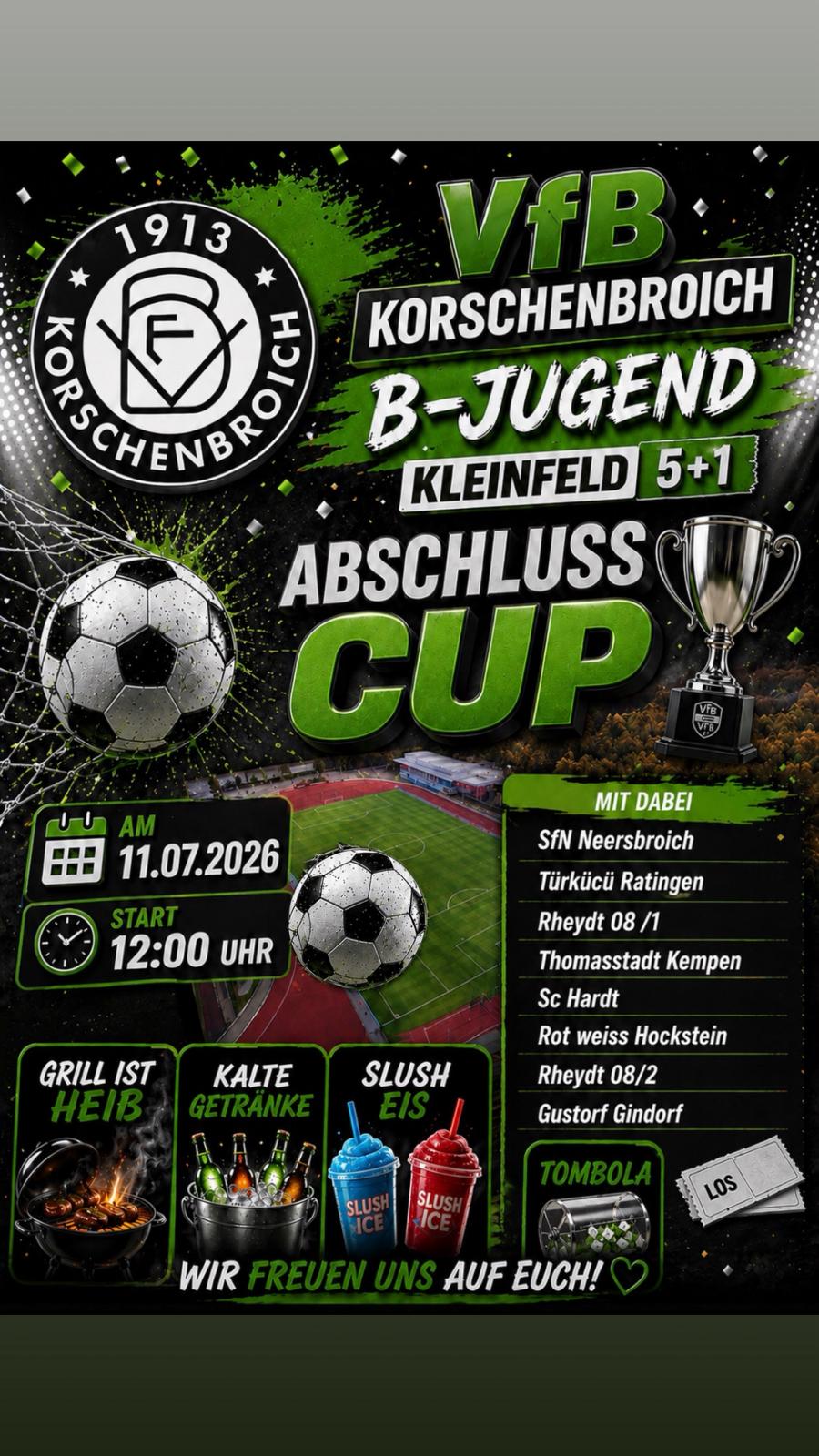 B-Jugend-Abschluss-Cup beim VfB Korschenbroich